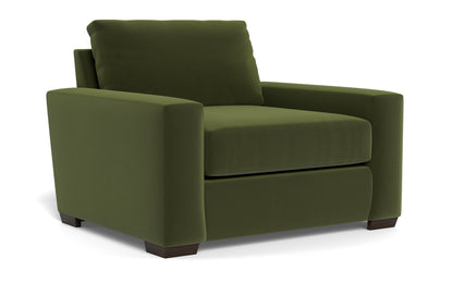 Mas Mesa 52" Deep Arm Chair - Dream Olive