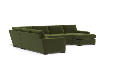 Mas Mesa 162" Deep Corner Sectionals w. Right Chaise - Dream Olive