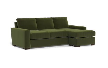 Mas Mesa 101" Deep Reversible Sofa Chaise - Dream Olive