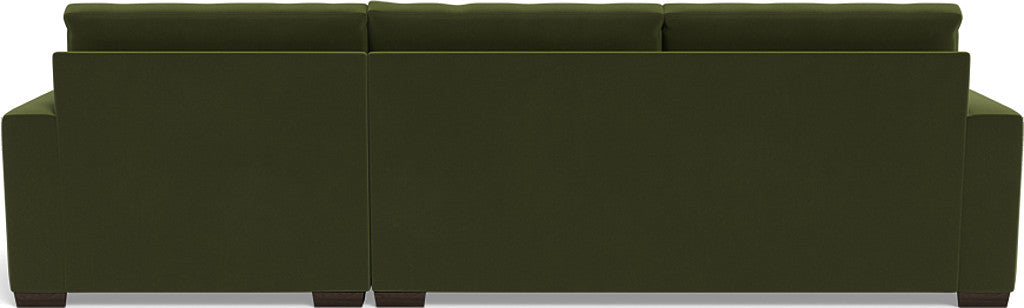 Mas Mesa 123" Deep Right Chaise Sectional - Dream Olive