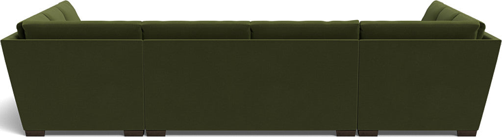 Mas Mesa 166" Deep Condo U Sectional - Dream Olive