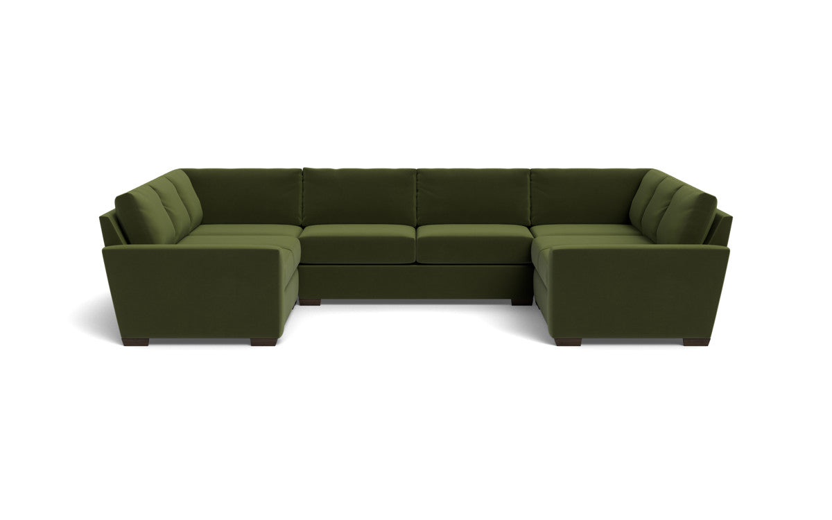 Mas Mesa 166" Deep Condo U Sectional - Dream Olive