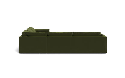 SoCo 124" Corner Sectional - Dream Olive