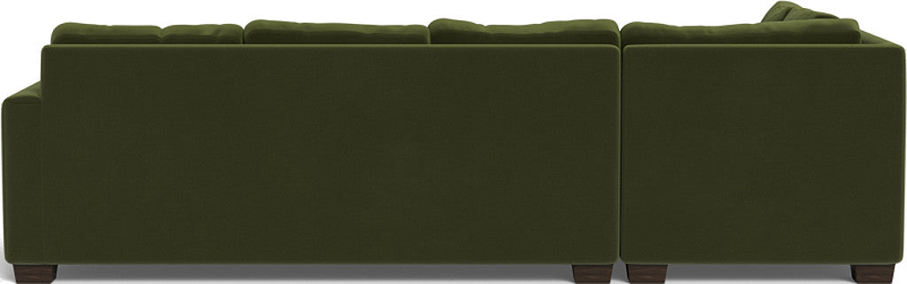 Track 121" Left Chaise Sectional - Dream Olive
