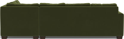 Track 121" Right Chaise Sectional - Dream Olive