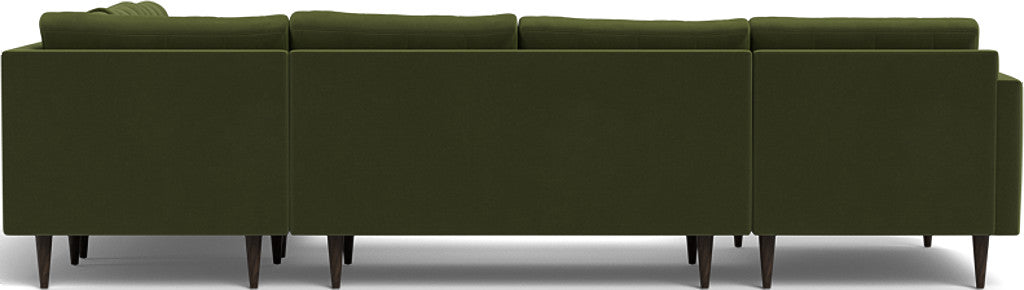 Wallace 131" Corner Sectionals w. Left Chaise - Dream Olive