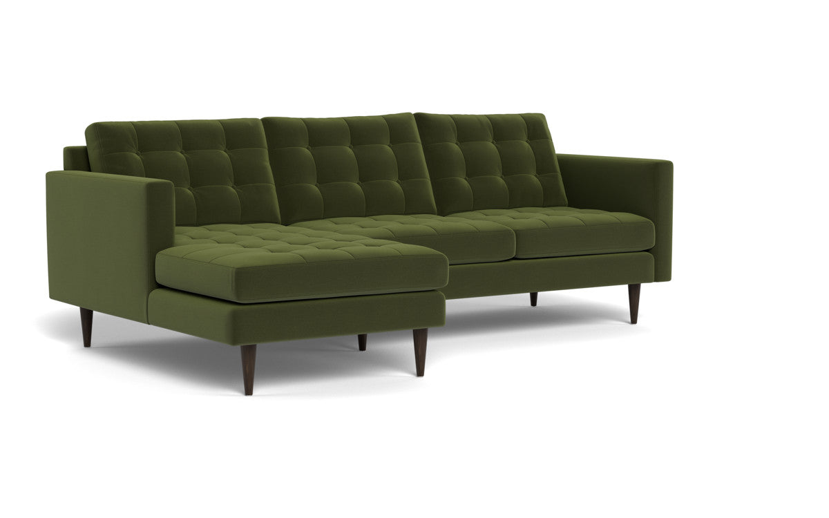 Wallace 98" Left Chaise Sectional - Dream French Blue