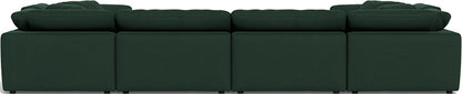 Fluffy 4 Corner U Sectional