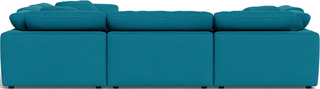 Fluffy 6 Piece Sectional W/Ottoman - Dream Pool