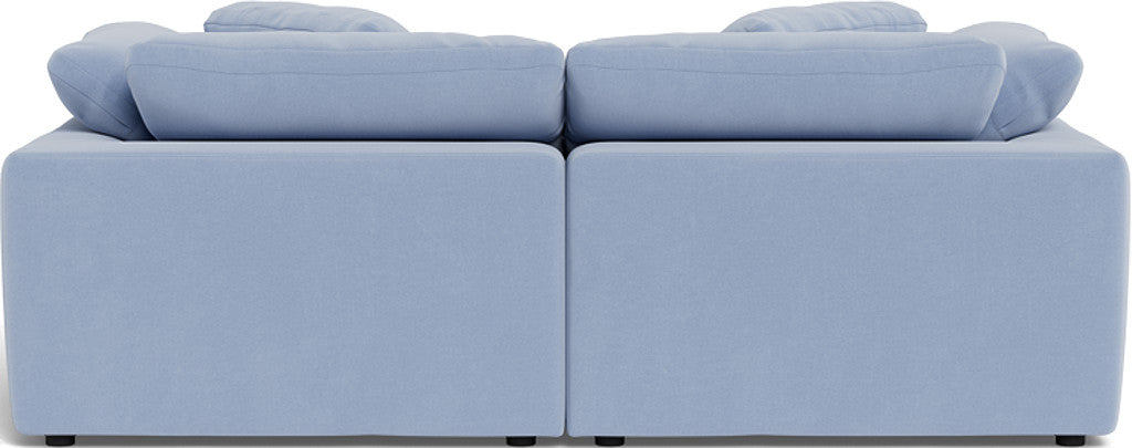 Fluffy 2 Piece Sofa w/Otto - Dream French Blue