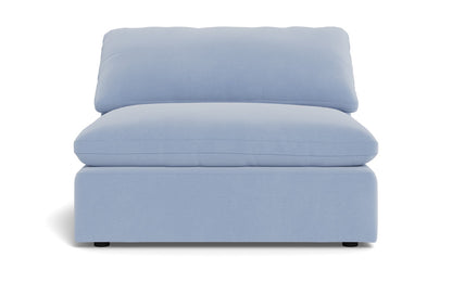 Fluffy Armless Chair - Dream French Blue