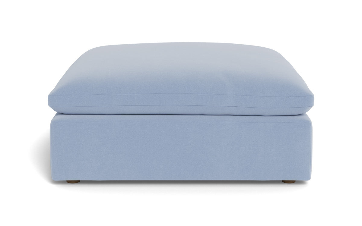 Fluffy Ottoman - Dream French Blue