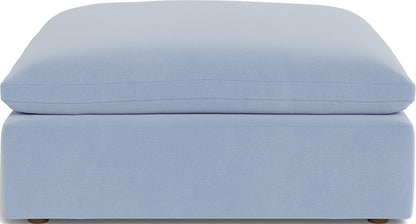 Fluffy Ottoman - Dream French Blue