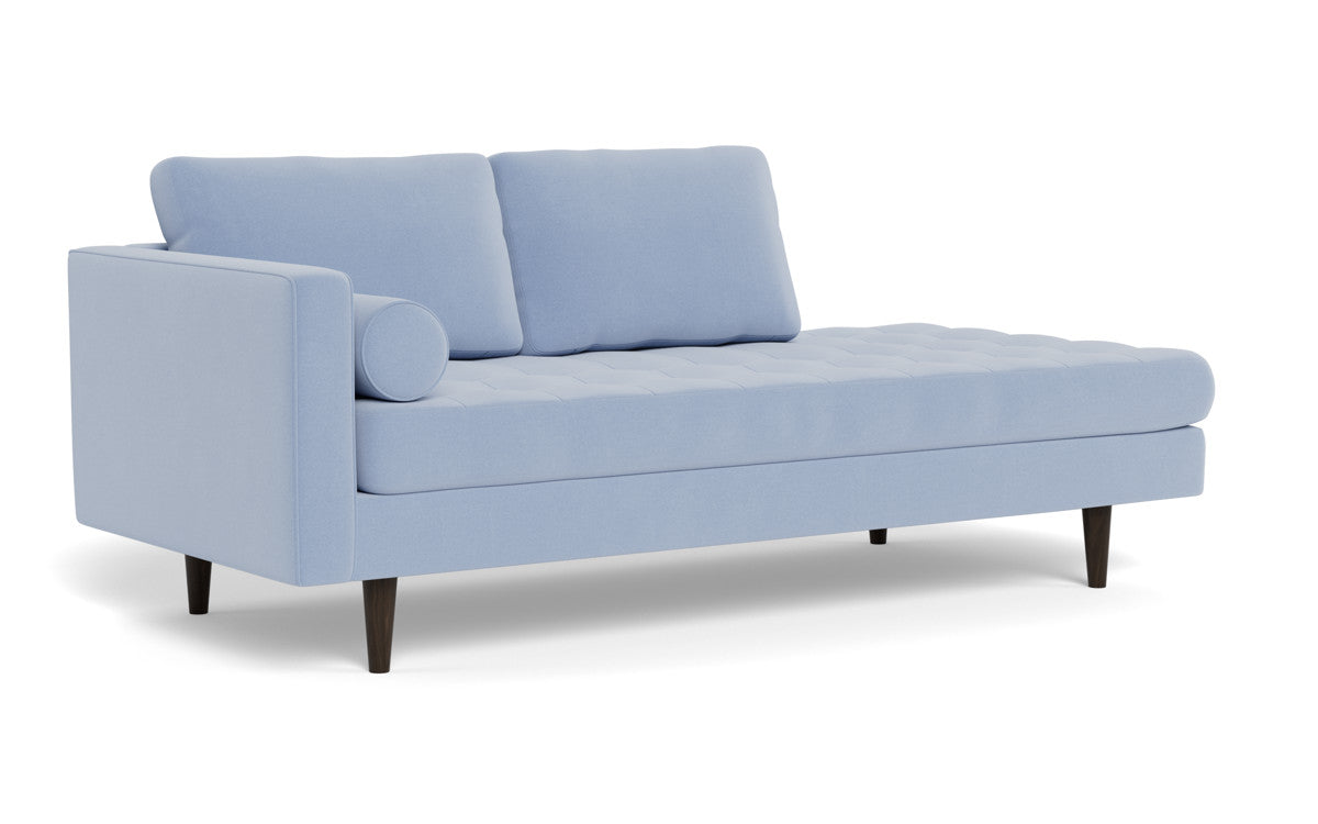 Ladybird 82" LAF Stand Alone Chaise - Dream French Blue