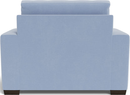 Mas Mesa 52" Deep Arm Chair - Dream French Blue