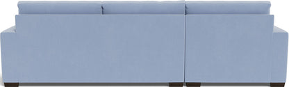 Mas Mesa 123" Deep Left Chaise Sectional - Dream French Blue