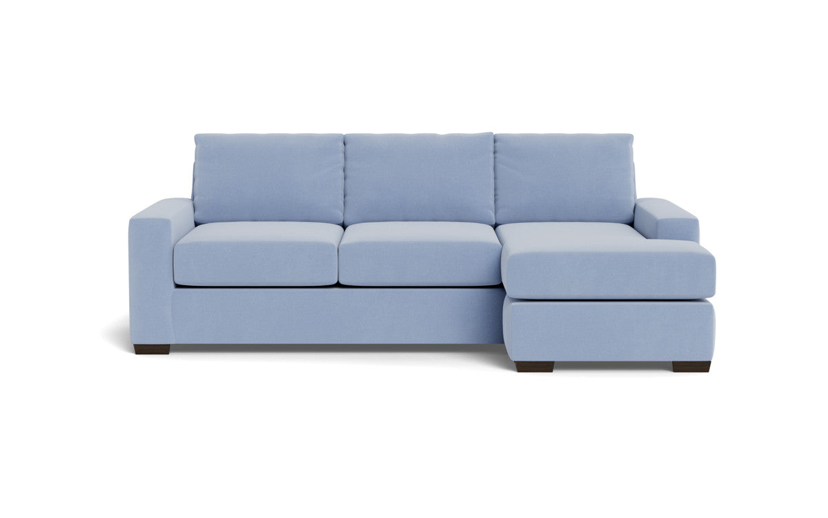 Mas Mesa 101" Deep Reversible Sofa Chaise - Dream French Blue