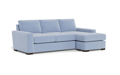 Mas Mesa 101" Deep Reversible Sofa Chaise - Dream French Blue