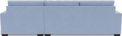 Mas Mesa 123" Deep Right Chaise Sectional - Dream French Blue