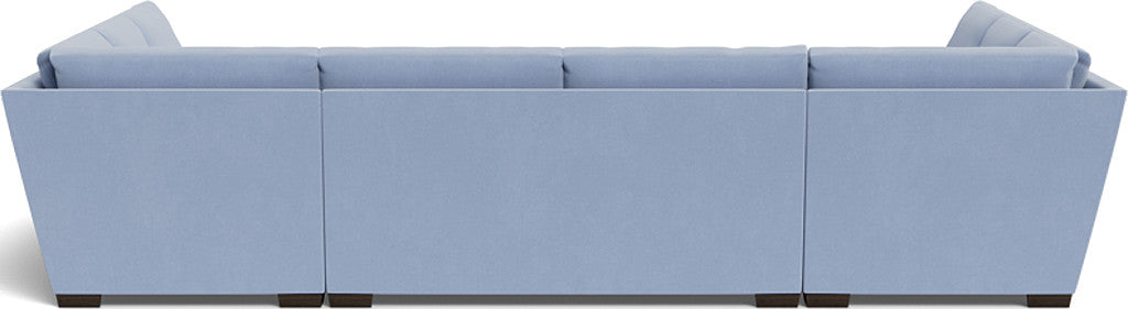 Mas Mesa 166" Deep Condo U Sectional - Dream French Blue