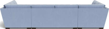 Mas Mesa 166" Deep Condo U Sectional - Dream French Blue