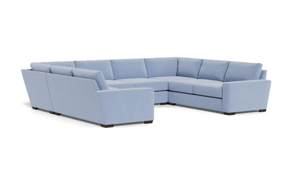 Mas Mesa 166" Deep Condo U Sectional - Dream French Blue