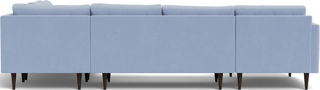 Wallace 131" Corner Sectionals w. Left Chaise - Dream French Blue