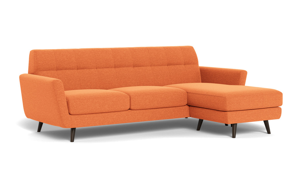 Lamar 96" Reversible Chaise Sofa - Bennett Orangeade