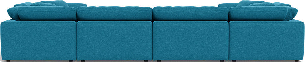 Fluffy 4 Corner U Sectional