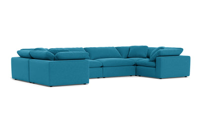 Fluffy 4 Corner U Sectional - Dream Pool