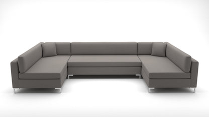 Bonnell 162" U Armless Sectional -