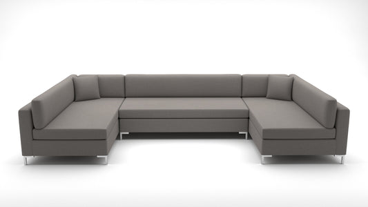 Bonnell 162" U Armless Sectional -