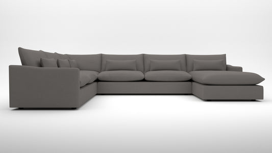 Bouldin 163" Corner Sectional W. Raf Chaise - Peyton Slate