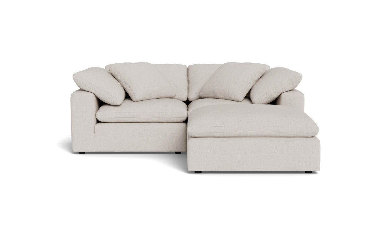 Fluffy 2 Piece Sofa w/Otto - Camila Oyster