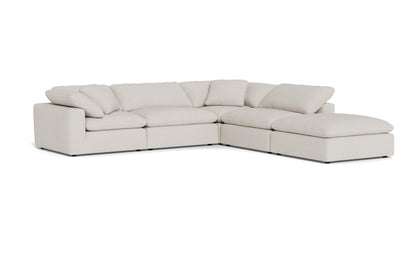 Fluffy 4 Piece Sectional w/Otto - Camila Oyster