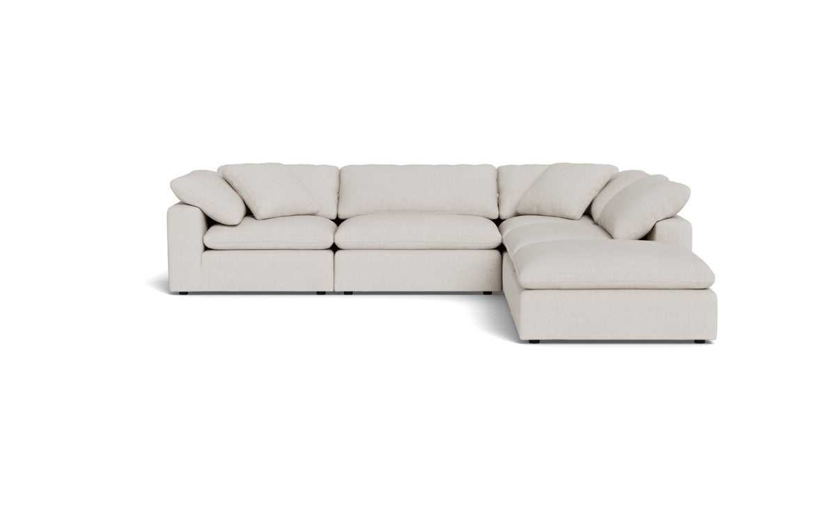 Fluffy 4 Piece Sectional w/Otto - Camila Oyster