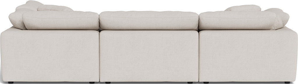 Fluffy 4 Piece Sectional w/Otto - Camila Oyster