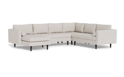 Ladybird 133" Corner Sectional with Left Chaise - Camila Oyster