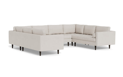 Ladybird 134" U Sectional - Camila Oyster