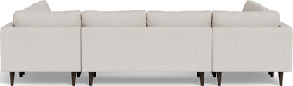 Ladybird 134" U Sectional - Camila Oyster