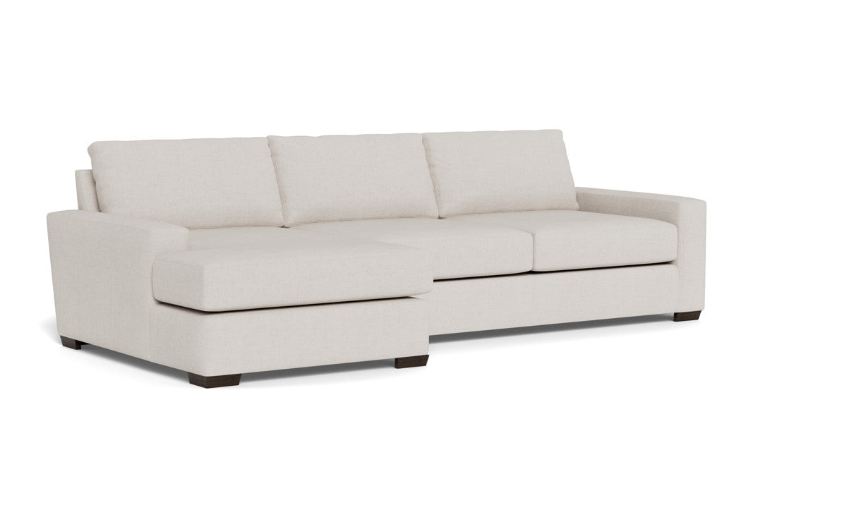 Mas Mesa 123" Deep Left Chaise Sectional - Camila Oyster