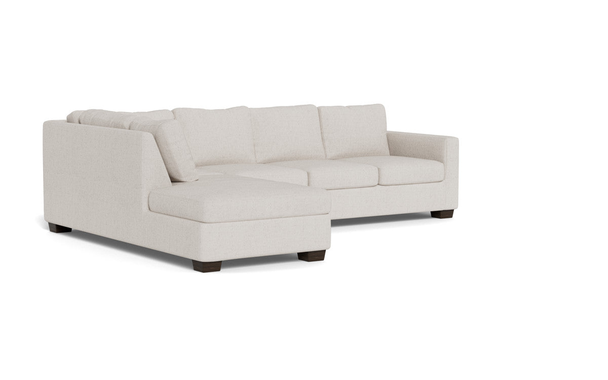 Track 121" Left Chaise Sectional - Camila Oyster