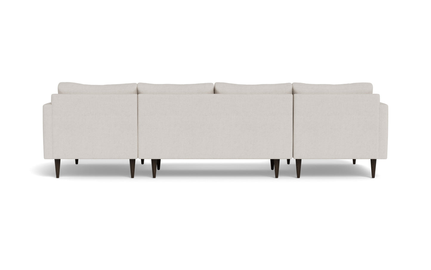 Wallace 126" Untufted Double Chaise U Sectional