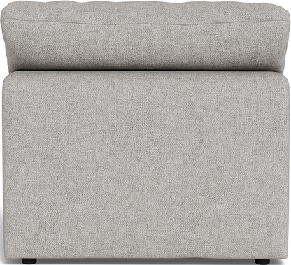 Fluffy Small Armless Chair - Camila Smoke