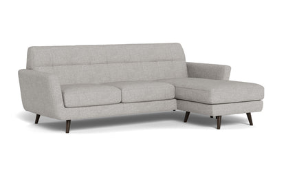 Lamar 96" Reversible Chaise Sofa - Camila Smoke