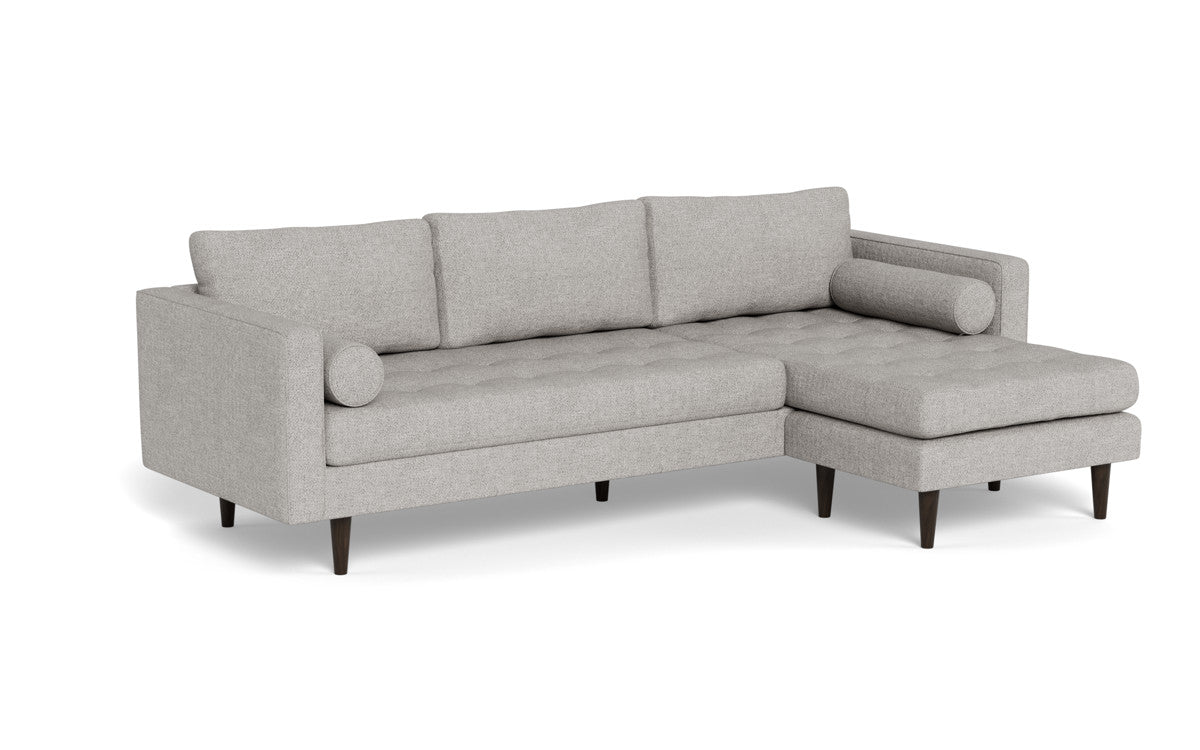 Ladybird 104" Reversible Sofa Chaise - Camila Smoke