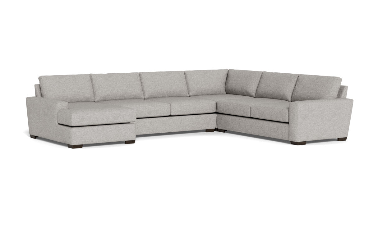 Mas Mesa 162" Deep Corner Sectionals w. Left Chaise - Camila Smoke