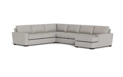 Mas Mesa 162" Deep Corner Sectionals w. Right Chaise - Camila Smoke