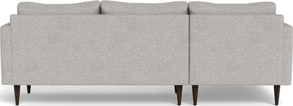 Wallace 98" Untufted Left Chaise Sectional - Camila Smoke