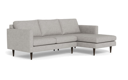 Wallace 98" Untufted Right Chaise Sectional - Camila Smoke